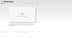 Desktop Screenshot of bauergrouparchitects.com
